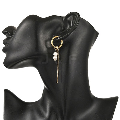 202 Stainless Steel Dangle Huggie Hoop Earrings EJEW-JE07393-1