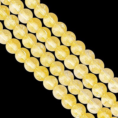 2 Strands Synthetic Citrine Beads Strands G-GO0001-26A-1