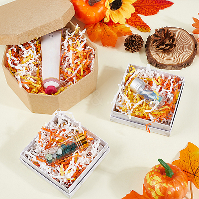 3 Sets 3 Colors Thanksgiving Day Themed Paper Shredded Paper Filler OCOR-SP0001-05-1