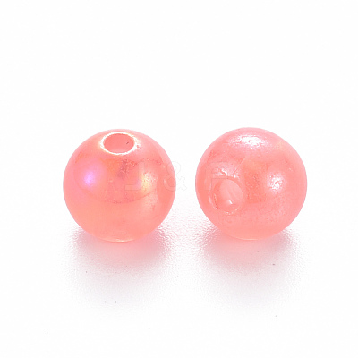AB Colour Imitation Jelly Acrylic Beads MACR-S823-8mm-1