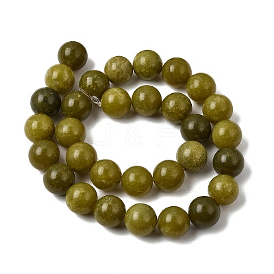 Natural Chinese Jade Beads Strands G-F363-12mm-1