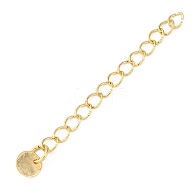 Brass Ends with Chain KK-D378-09G-02-1