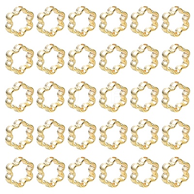 100Pcs CCB Plastic Bead Frame CCB-YW0001-67B-1