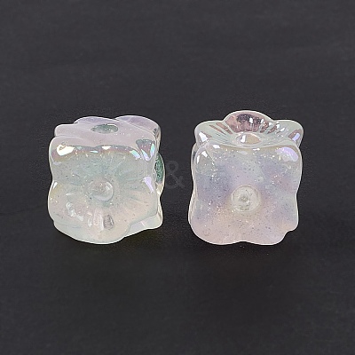 Opaque Acrylic Beads OACR-E004-22-1
