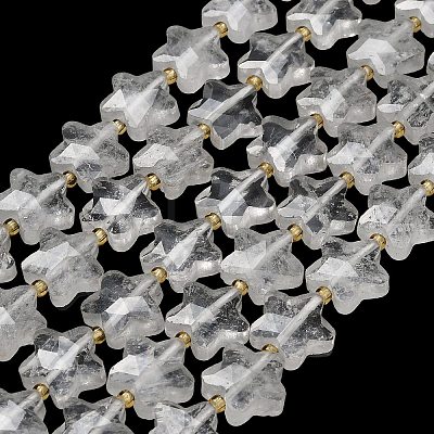 Natural Quartz Crystal Beads Strands G-L657-A07-01-1