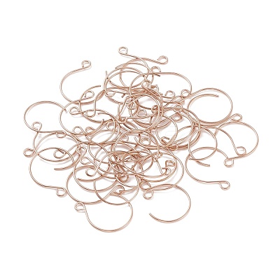 Ion Plating(IP) 304 Stainless Steel Earring Hooks STAS-F148-05RG-1