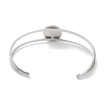 Non-Tarnish 304 Stainless Steel Bracelets Setting Making BJEW-B090-03A-P-1
