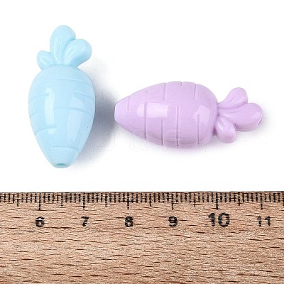 Opaque Acrylic Beads OACR-Q199-22-1