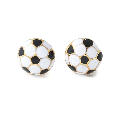 304 Stainless Steel Stud Earrings EJEW-Q028-02A-G-1