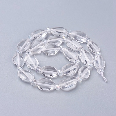 Natural Quartz Crystal Beads Strands G-L519-C-01-1