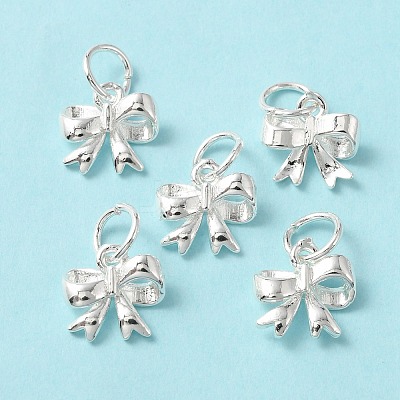 Rack Plating Brass Charms KK-C020-14S-1