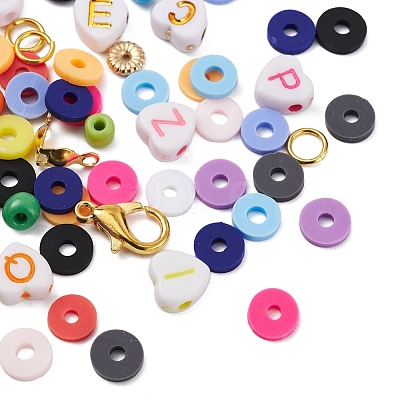DIY Jewelry Making Polymer Clay Beads Kit DIY-YW0004-77-1