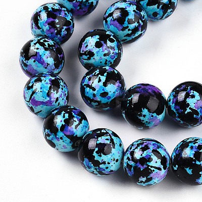 Synthetic Turquoise Beads Strands TURQ-T004-08A-02-1