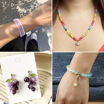 360Pcs 12 Colors Imitation Jade Acrylic Beads MACR-TA0001-71-1