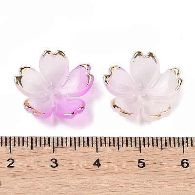 Acrylic Bead Caps OACR-H119-01E-1