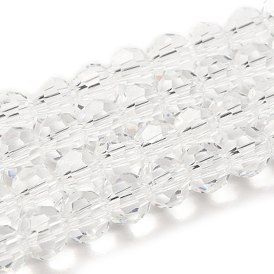 Transparent Glass Beads EGLA-A035-T6mm-D19-1