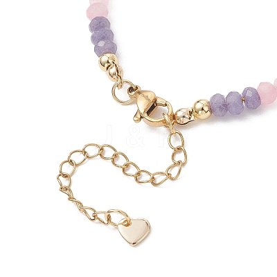 Dyed Natural Malaysia Jade & Natural Cultured Freshwater Pearl Beaded Bracelets for Women BJEW-JB13154-1