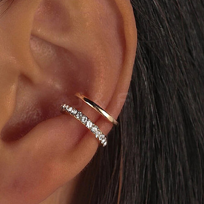 Alloy Cuff Earrings WGD4BC9-02-1