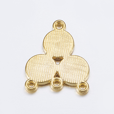 Alloy Rhinestone Connector Settings LS-EA10684Y-G-1