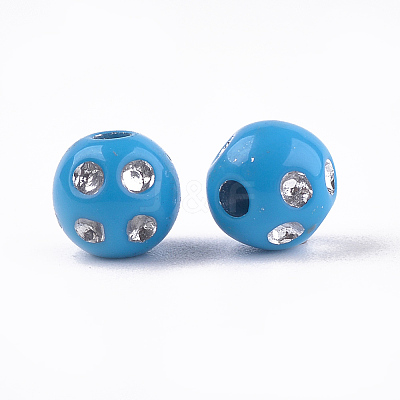Plating Acrylic Beads X-PACR-T006-01A-1