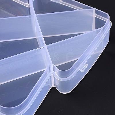 10 Grids Transparent Plastic Box CON-B009-07-1