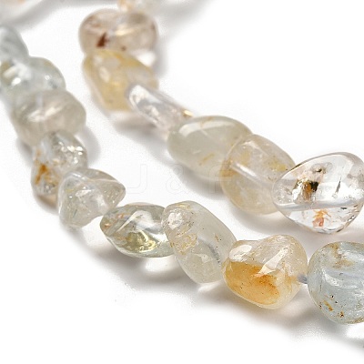 Natural Topaz Beads Strands G-P497-01E-53-1