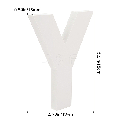 Wooden Letter Ornaments WOOD-GF0001-15-25-1