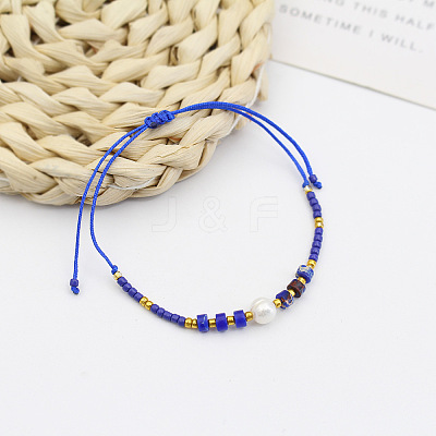 New Colorful Beaded Bracelet Sweet and Cute Girl Style Adjustable Imitation Pearl Bracelet Versatile Bracelet AR4716-9-1