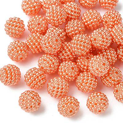 Imitation Pearl Acrylic Beads OACR-FS0001-45A-1