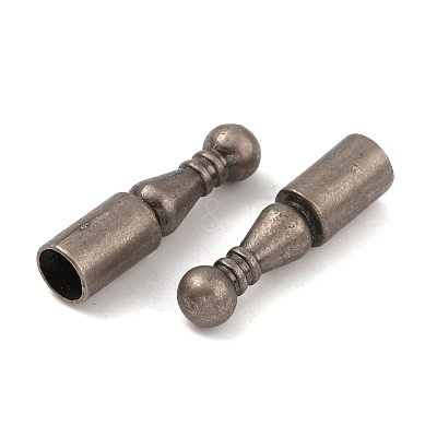 Alloy Cord Ends FIND-WH0146-32B-1