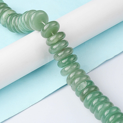 Natural Green Aventurine Beads Strands G-F743-01C-02-1