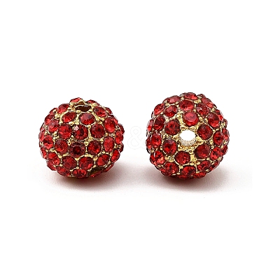 Alloy Rhinestone Beads RB-A034-10mm-A21G-1