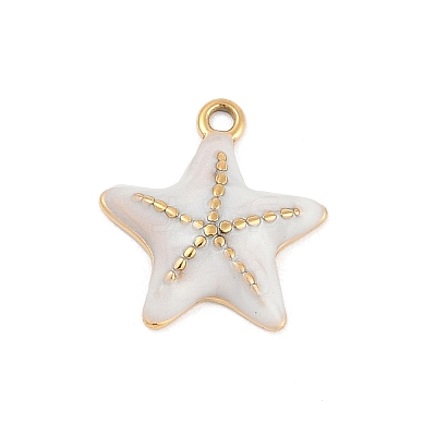 304 Stainless Steel Enamel Pendants STAS-I325-062G-01-1