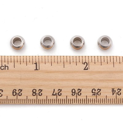 Tarnish Resistant 304 Stainless Steel Rondelle Beads STAS-I020-14-1