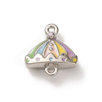 Alloy Enamel Connector Charms FIND-G116-01P-1
