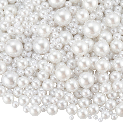 1470Pcs 7 Styles Imitation Pearl Acrylic Beads OACR-LT0001-02-1