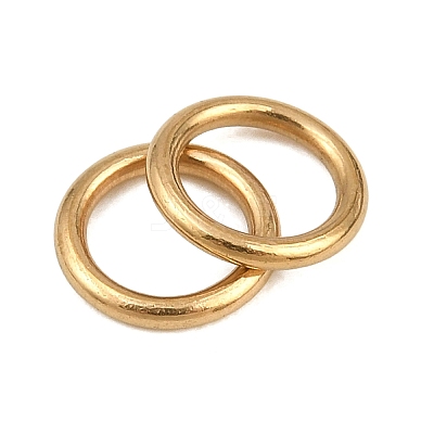 Ion Plating(IP) 304 Stainless Steel Closed Jump Rings STAS-G393-06G-07-1