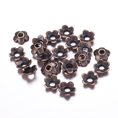 Tibetan Style Bead Caps K0PCP061-1