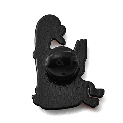 Reading Duck Enamel Pins JEWB-E797-01A-EB-1