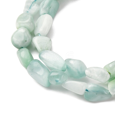 Natural Glass Beads Strands G-K395-A02-01-1