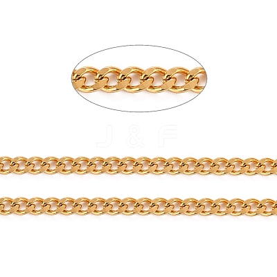 PVD Vacuum Plating 304 Stainless Steel Cuban Link Chains CHS-K016-03A-G-1