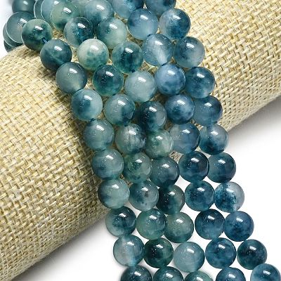 Natural Malaysia Jade Beads Strands G-L645-C01-8mm-24-1