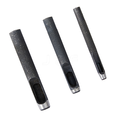 3Pcs 3 Styles High Carbon Steel Hole Punches TOOL-DC0001-04-1