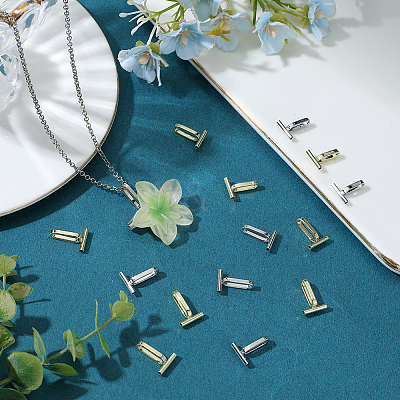 Alloy Brooch Convert Necklaces Pendant Hooks FIND-SC0019-05-1
