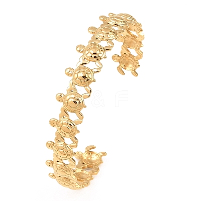 304 Stainless Steel Cuff Bangles for Women BJEW-G777-02G-1