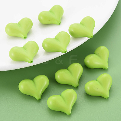 Opaque Acrylic Beads X-MACR-S373-70-A02-1