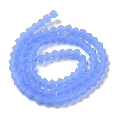 Imitation Jade Frosted Glass Bead Strands X1-GLAA-F029-JM4mm-B04-1
