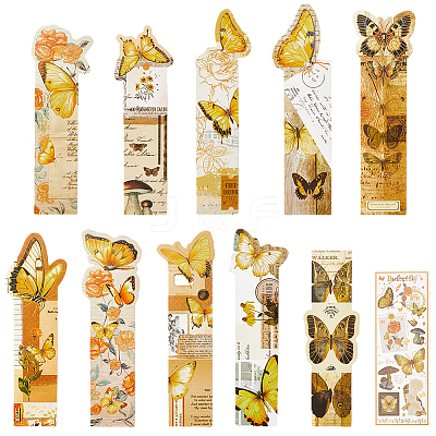 2Sets 20Pcs Paper Bookmarks AJEW-SP0002-21A-1