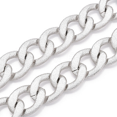 Aluminum Textured Curb Chains CHA-N003-05P-1