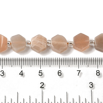 Natural Sunstone Beads Strands G-P534-A09-01-1